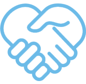 Heart Handshake Icon